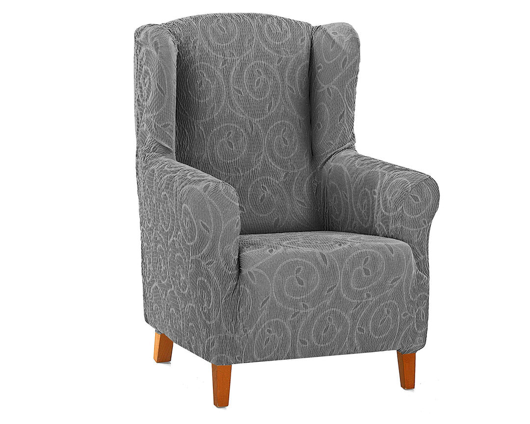 Martina Home Sesselbezug Relax, Grau, Ohrenschützer Ohrensessel Grau, Ohrensessel Grau