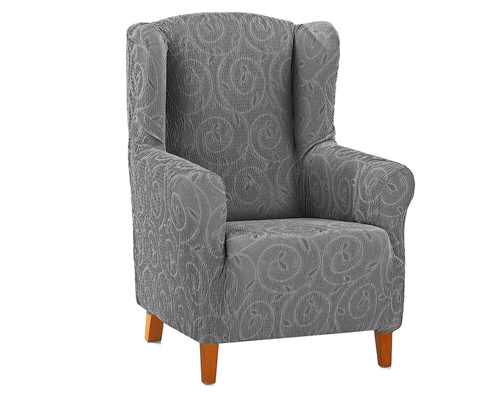 Martina Home Sesselbezug Relax, Grau, Ohrenschützer Ohrensessel Grau, Ohrensessel Grau