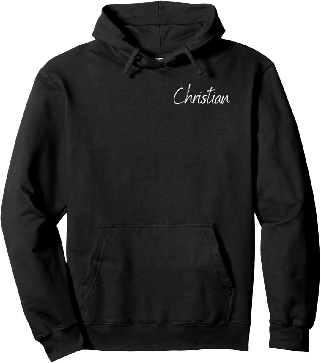 Christliches Vornamen-Design Pullover Hoodie
