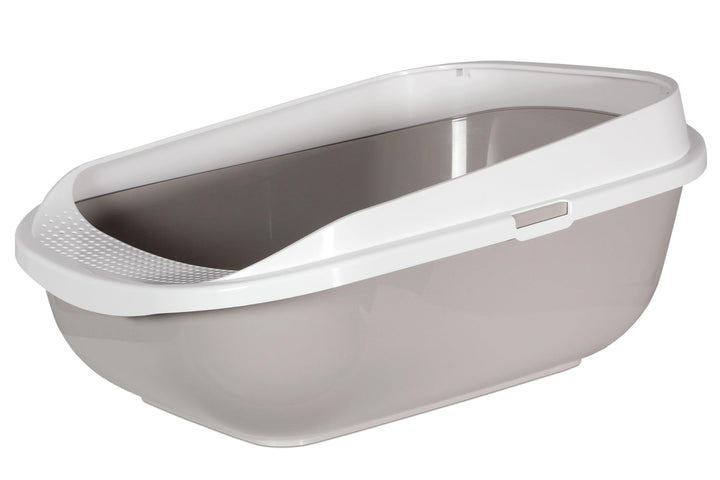 Karlie Katzentoilette mit Rand 64,5x48x27 cm, grau, 64,5x48x27 cm