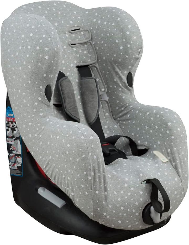 JYOKO KIDS Bezug für Bébé Confort Iseos Neo (WHITE STAR), WHITE STAR