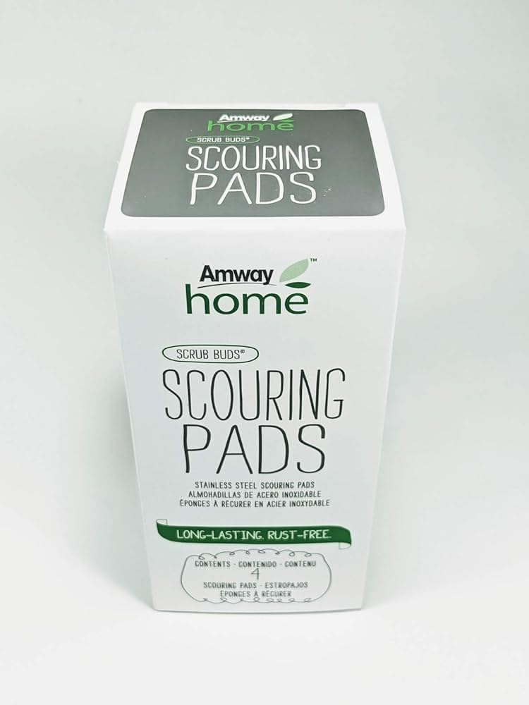 Amway Packung mit 12 Topfreinigern aus Edelstahl, Scrub Buds Dish Drops