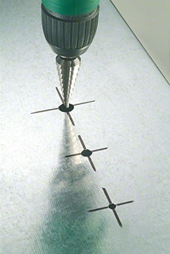 Bosch Professional Stufenbohrer HSS-AlTiN mit 1/4"-Sechskantschaft (Ø 4-20 mm, 9 Stufen, Zubehör für