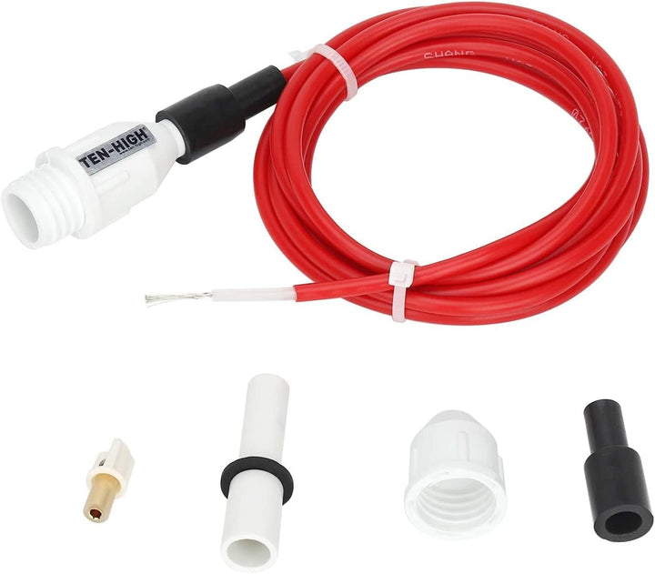 TEN-HIGH Laser Power Supply Hochspannungskabel, 2m Anschlussleitung mit Stecker für Laserröhre und S