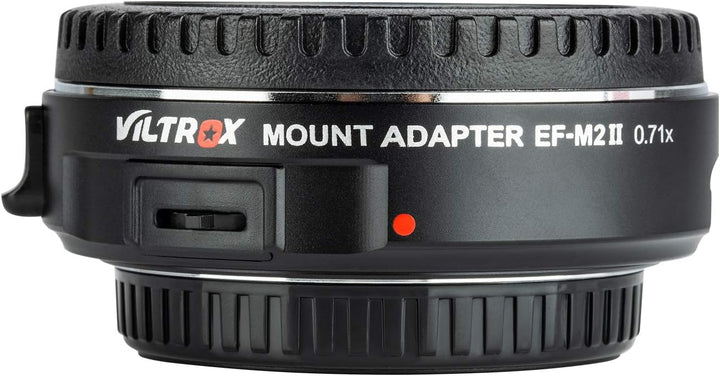 VILTROX EF-M2 II Autofokus 0,71x Speed Booster Adapter Objektivadapter für Canon EF Objektiv an Micr