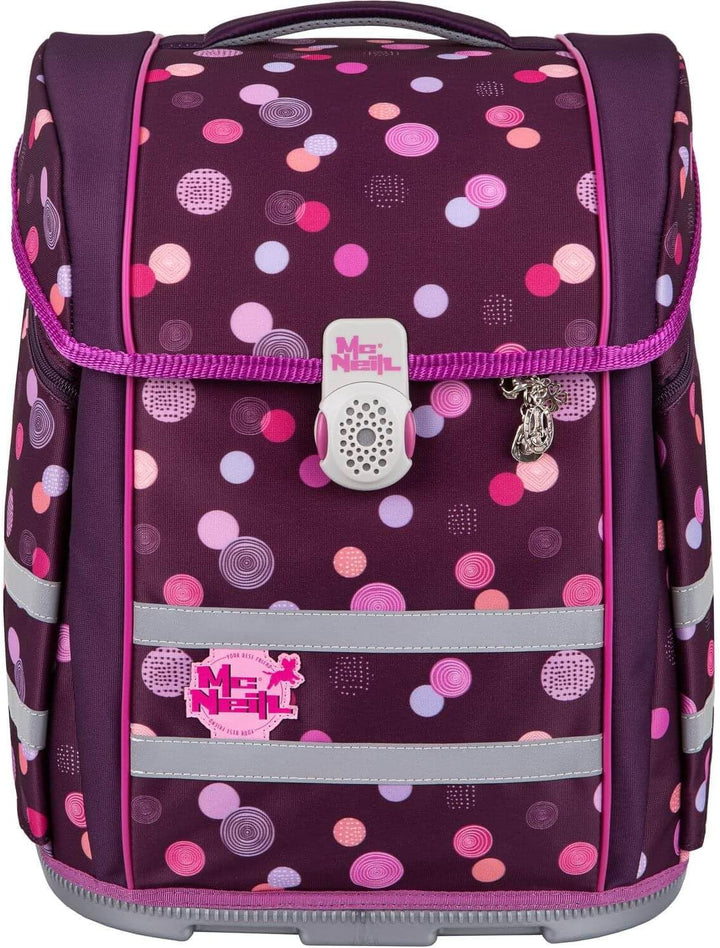 McNeill Schulranzen-Set PERFECTO, 5tlg. - Kollektion 2024 Ruby, Ruby
