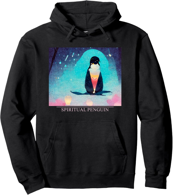Spiritual Penguin Seevogel Königspinguin Pinguin Pullover Hoodie