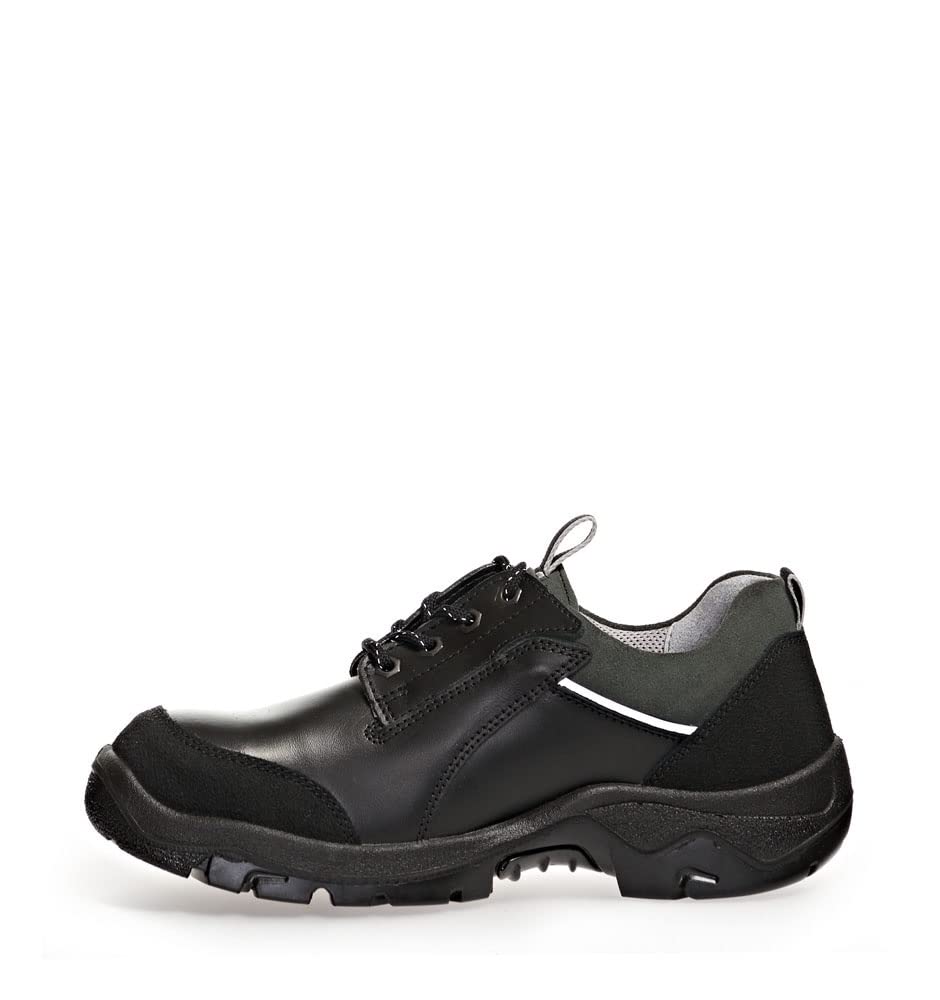 Abeba 32256 Anatom ESD Niedriger Schuh, S3, SRC, Schwarz, Grösse 47 47 EU, 47 EU