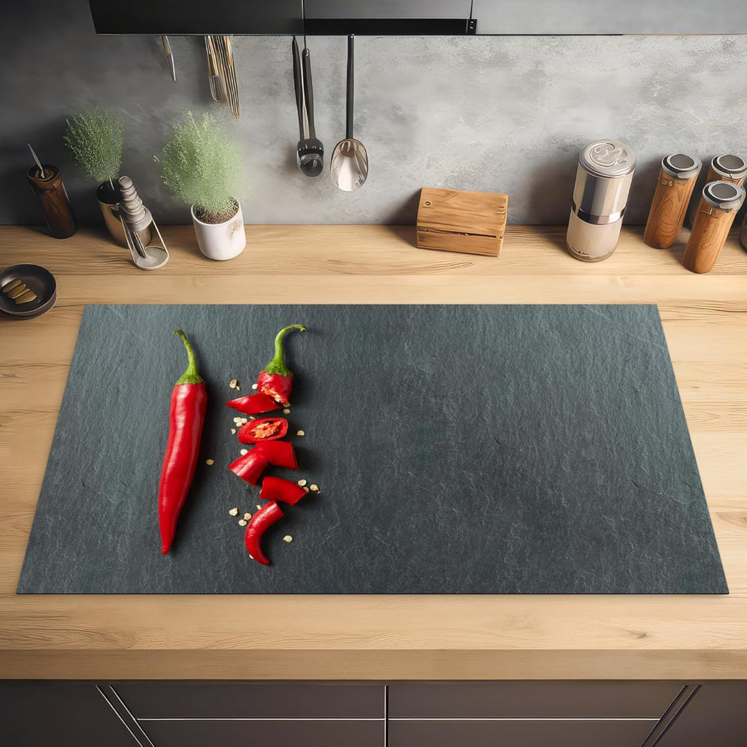 KitchenYeah© Herdabdeckplatte Einteilig Induktionsmatte Küche Abdeckung Ceranfeld Herd Abdeckplatte