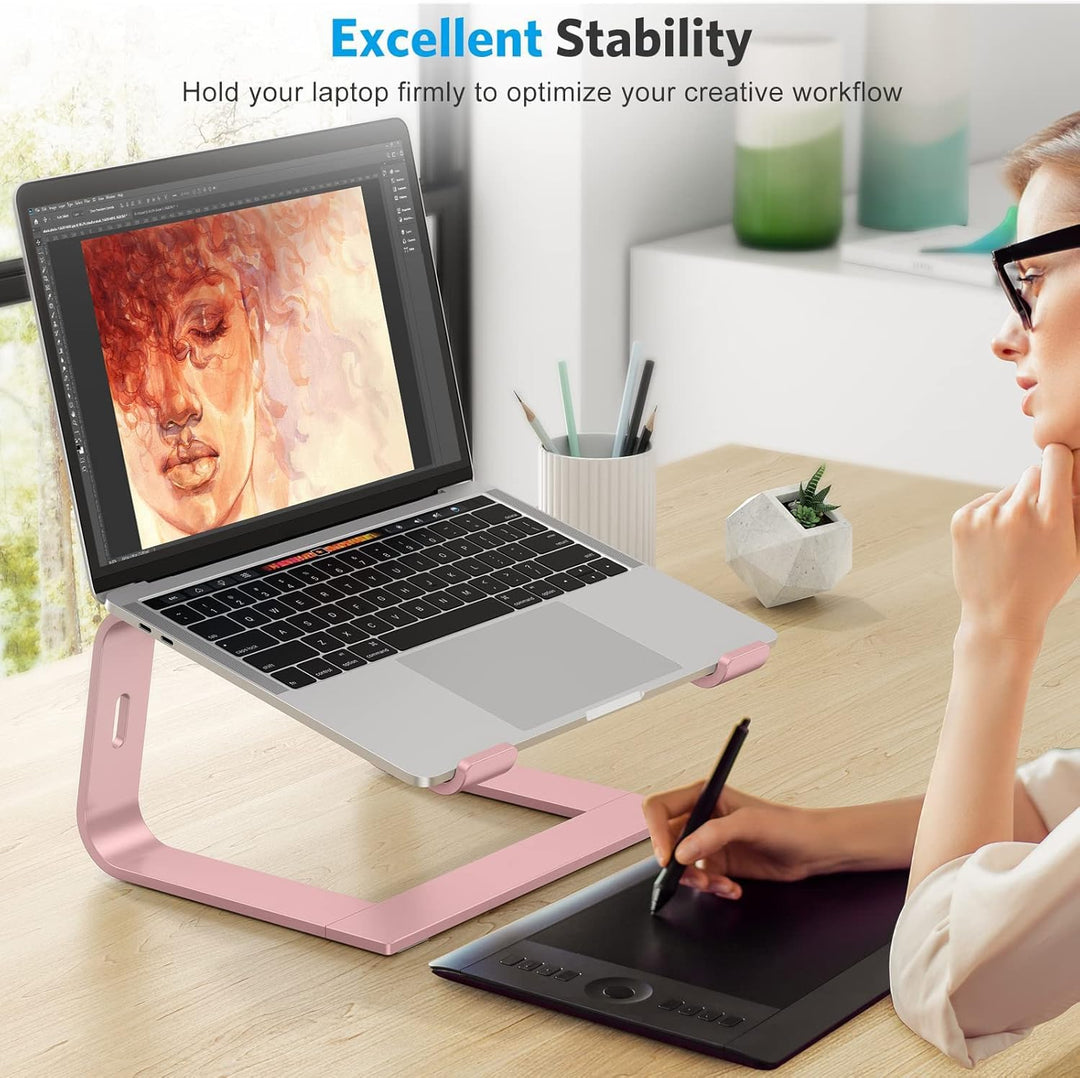 OMOTON Laptop Ständer, Notebook Ständer mit Belüftung, Universal PC Riser Ergonomisch Laptop Halteru