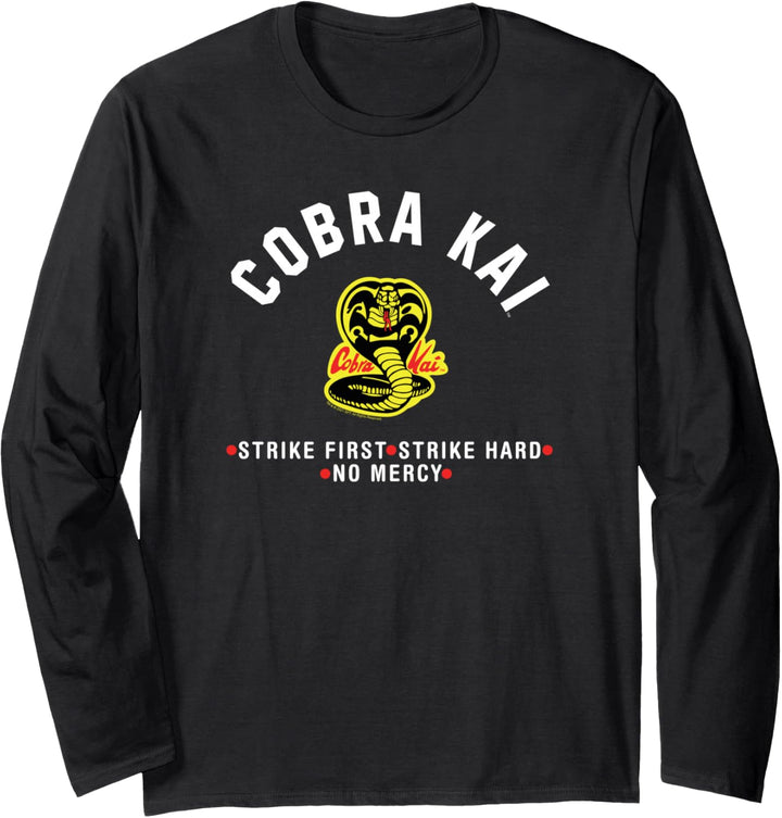 Cobra Kai Modernes Cobra-Logo Langarmshirt