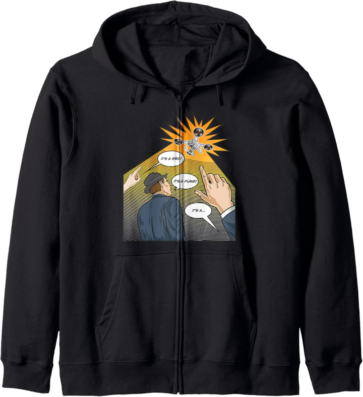 es ist ein Flugzeug, es ist eine Drohne geschenk Kapuzenjacke