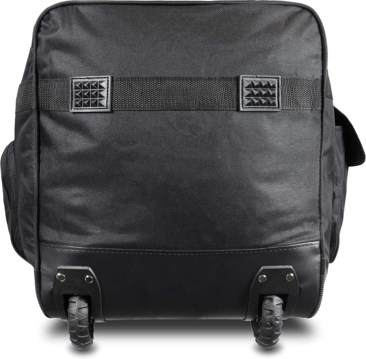 normani Reisetasche XXL Trolly mit Rollen Jumbo Travel Bag aus robustem Material Schwarz / 80 Liter