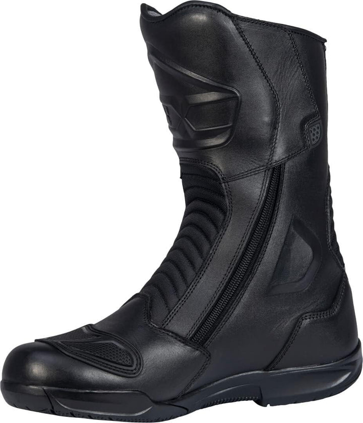 IXS 2-Zip-SYM 2.0 Motorradstiefel (Black,42)