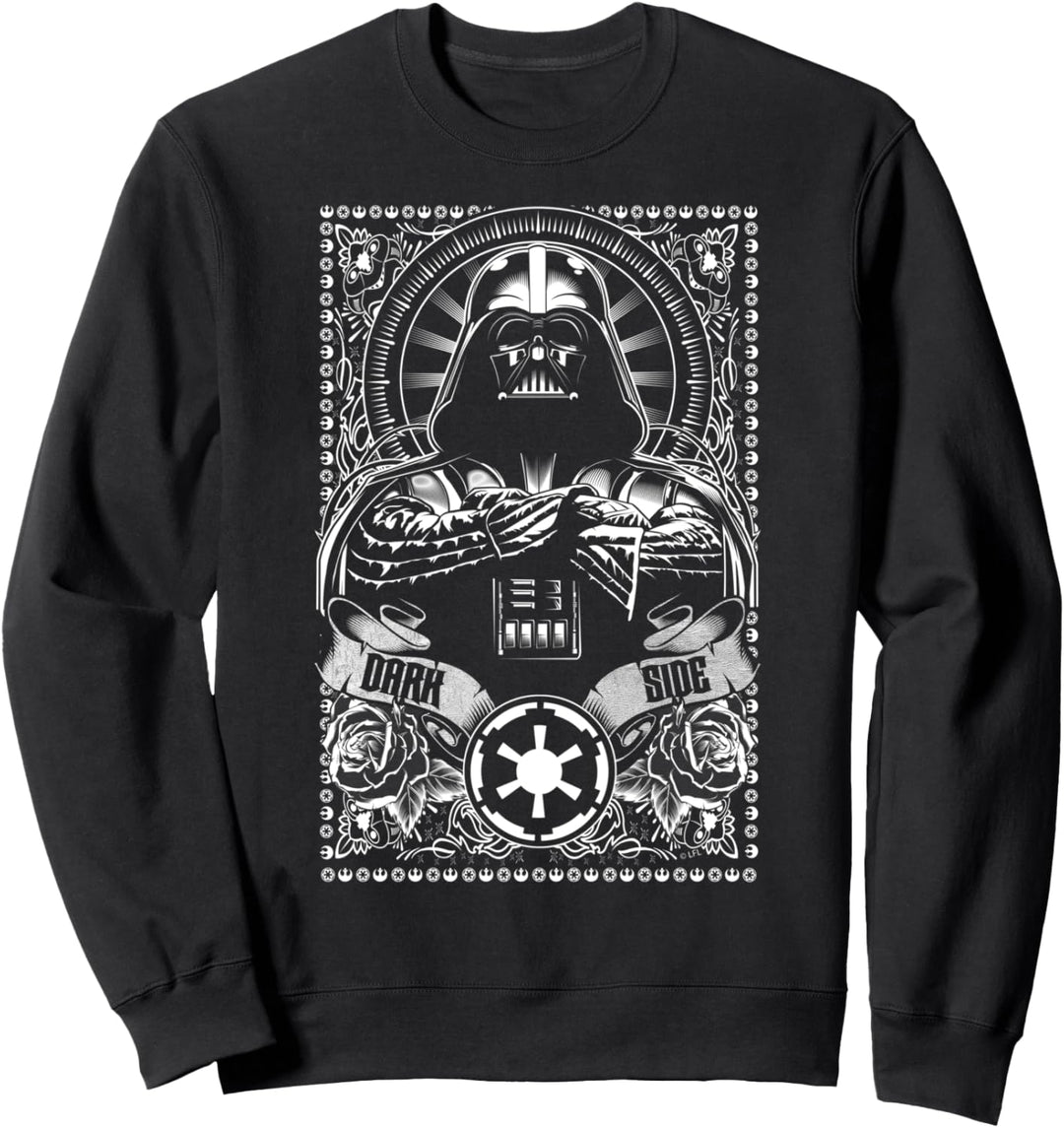 Star Wars Darth Vader Hail Dark Side White Sweatshirt