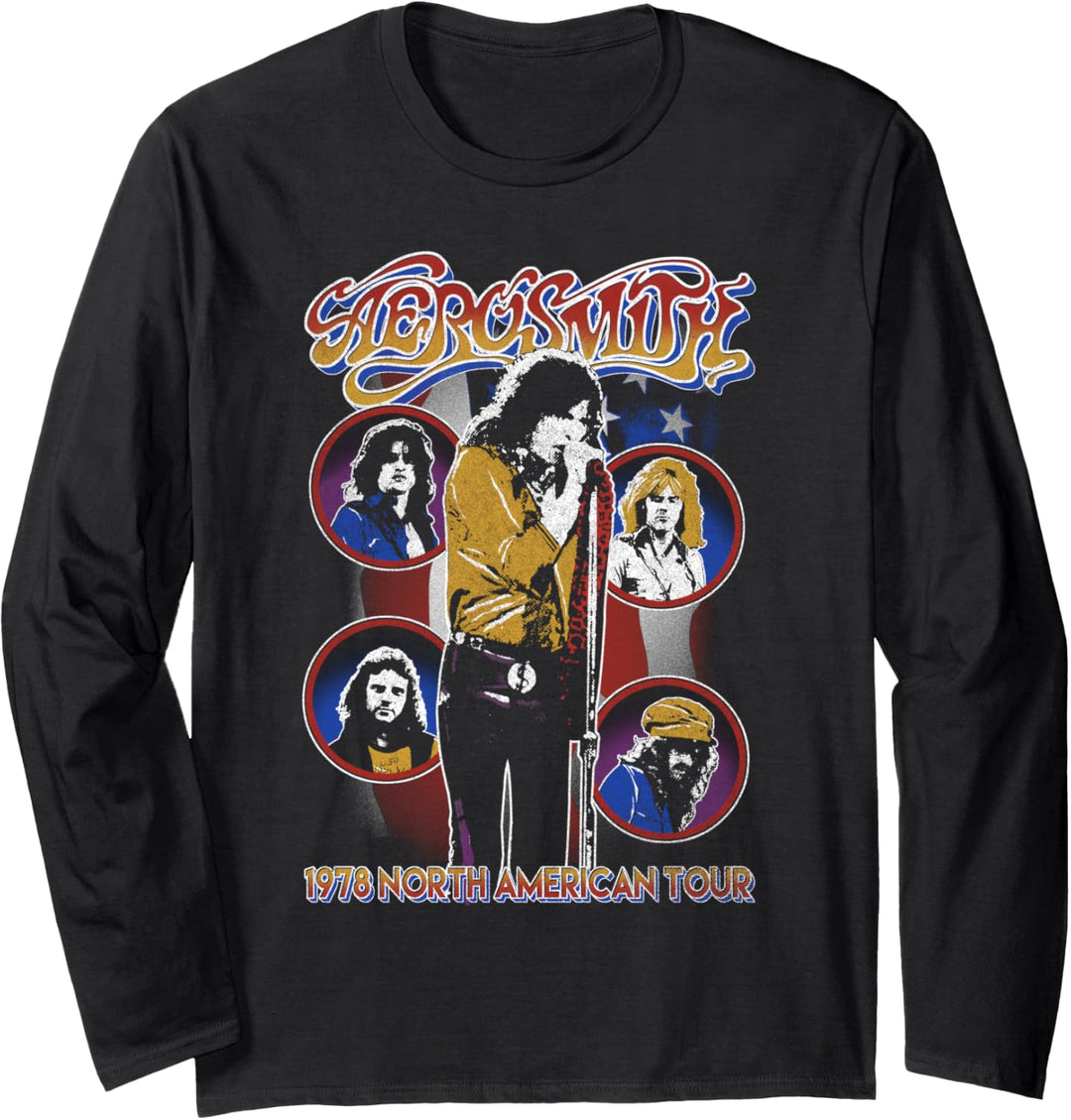 Aerosmith - Nordamerika-Tour 1978 Langarmshirt