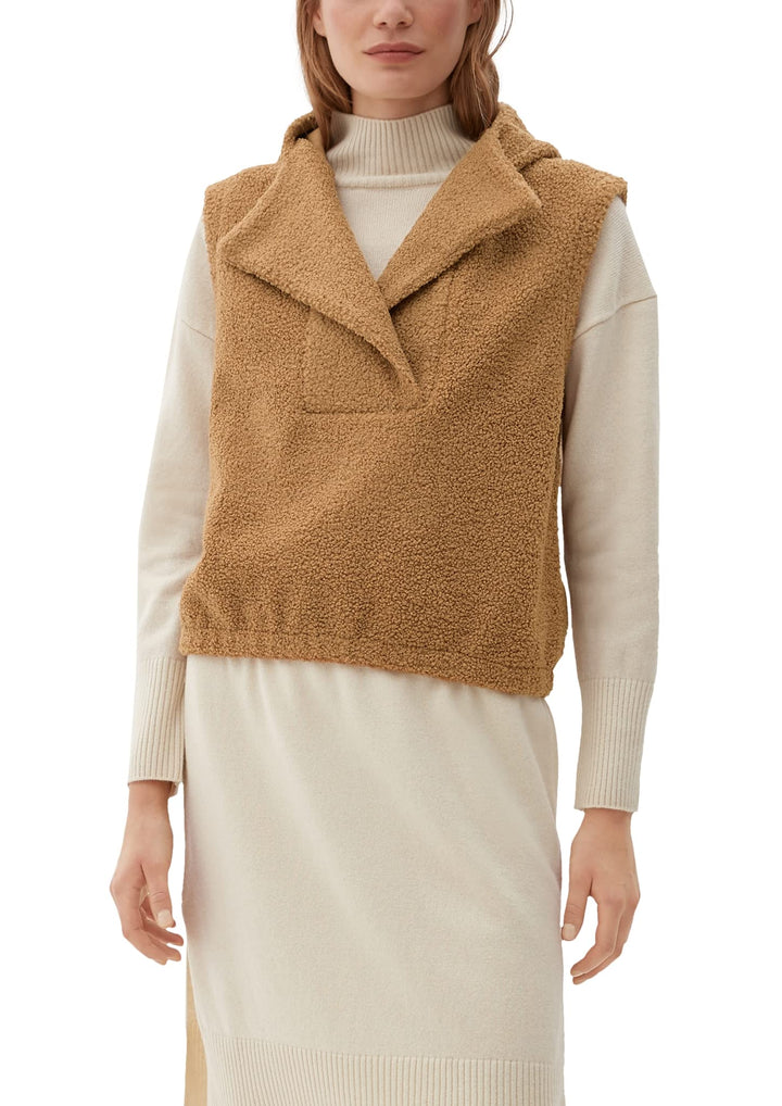 s.Oliver Damen Sweatshirt ärmellos 48 Braun, 48 Braun