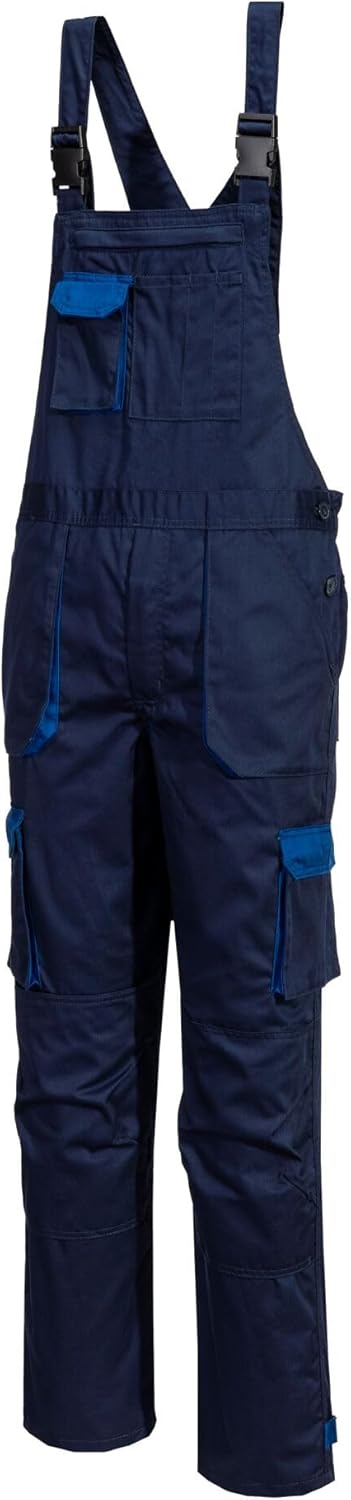 Portwest TX12 Herren Texo Kontrast Latzhose Arbeitslatzhose Marine XL, Marine XL