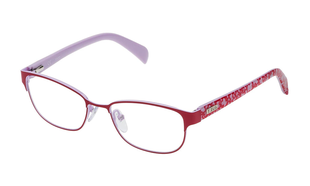 Tous Unisex Kinder S0350801 Brillenfassungen auf Rezept, rot, 49 mm