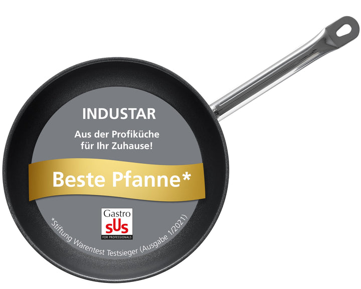 Schulte-Ufer GastroSUS Bratpfanne Industar mit DIAMAS Pro Beschichtung, Testsieger Stiftung Warentes