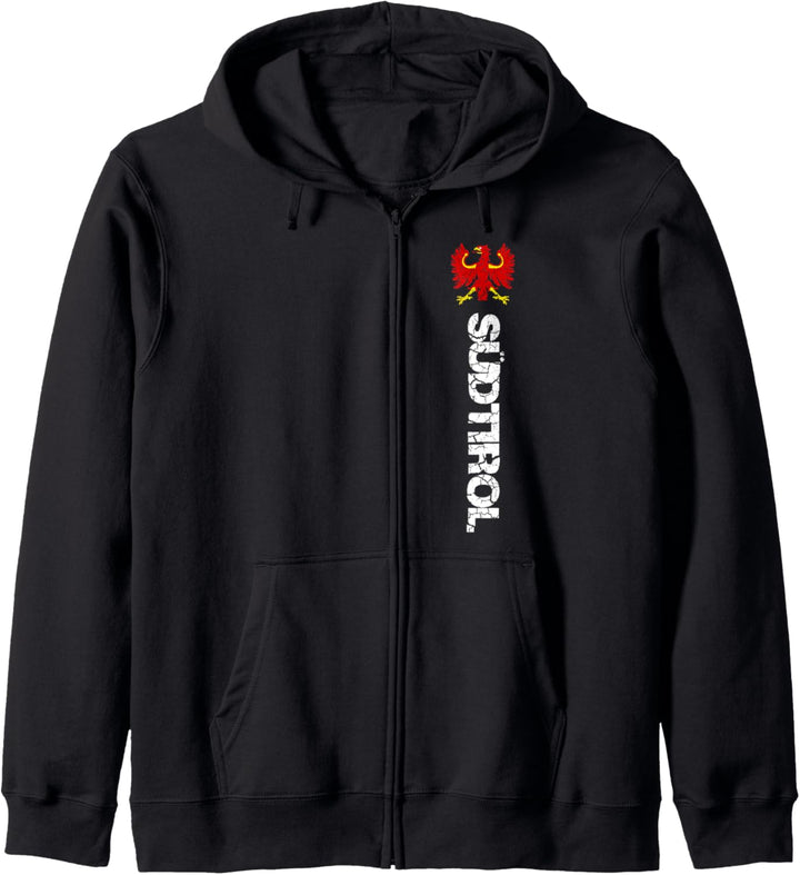 Südtirol T-Shirt mit Südtiroler Adler für Damen &amp; Herren Kapuzenjacke