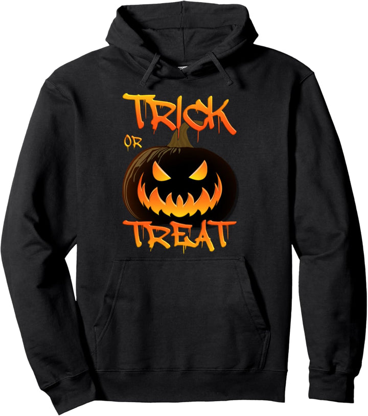 Halloween Kürbis Trick or Treat Kostüm Verkleidung Pullover Hoodie
