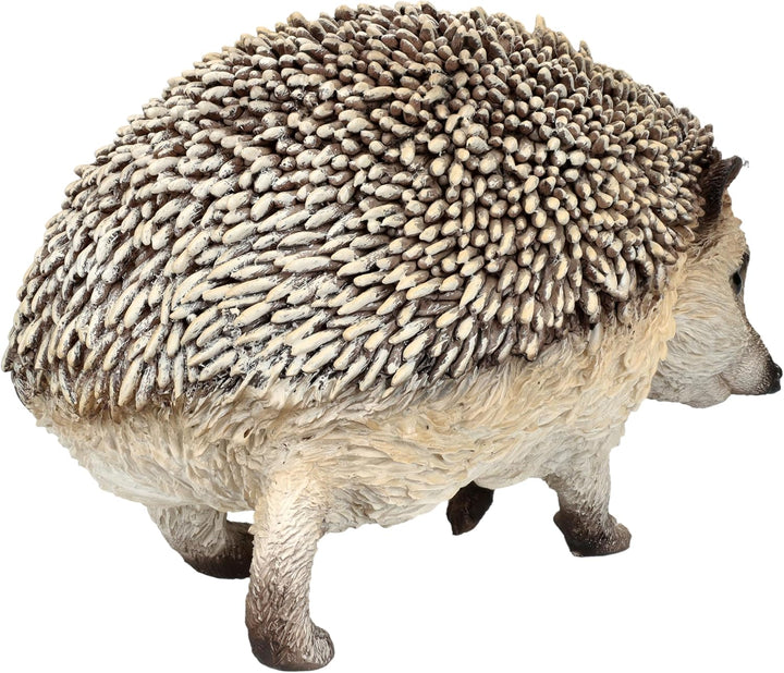 Figuren Shop GmbH Gartenfigur Igel auf Wanderschaft – Realistische HotAnt Igelfigur, 18,5 cm Länge,