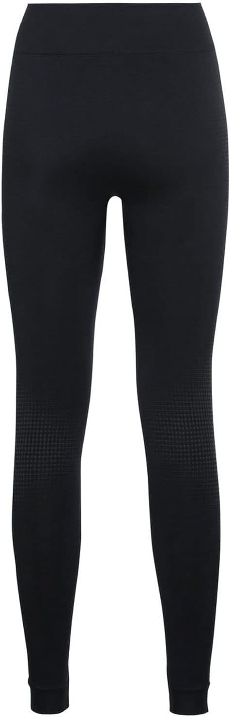 Odlo Damen Leggings Bl Bottom Long Performance Warm Eco, Black - New Odlo Graphite Grey