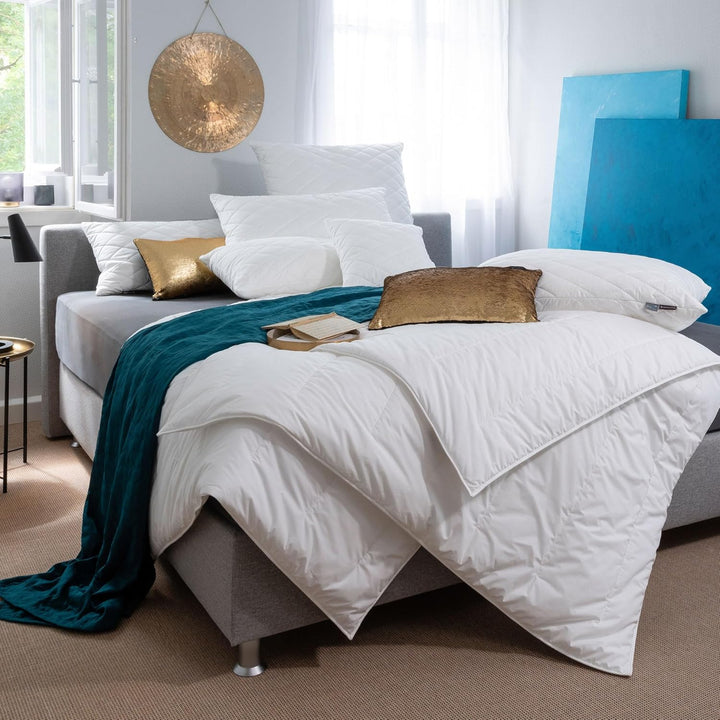 Centa-Star 0229.00 Famous Ganzjahresbett, 200 x 200 cm 200 cm x 200 cm Weiss, 200 cm x 200 cm Weiss