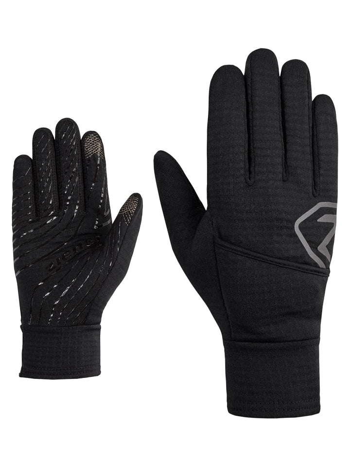 Ziener Herren Ivano Freizeit-/ Funktions-/ Outdoor-Handschuhe | Touch, Überzieh-Fäustling 10 Schwarz