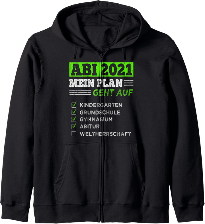 Abi 2021 Abiturient Abitur Geschenk Vintage Abschluss Kapuzenjacke