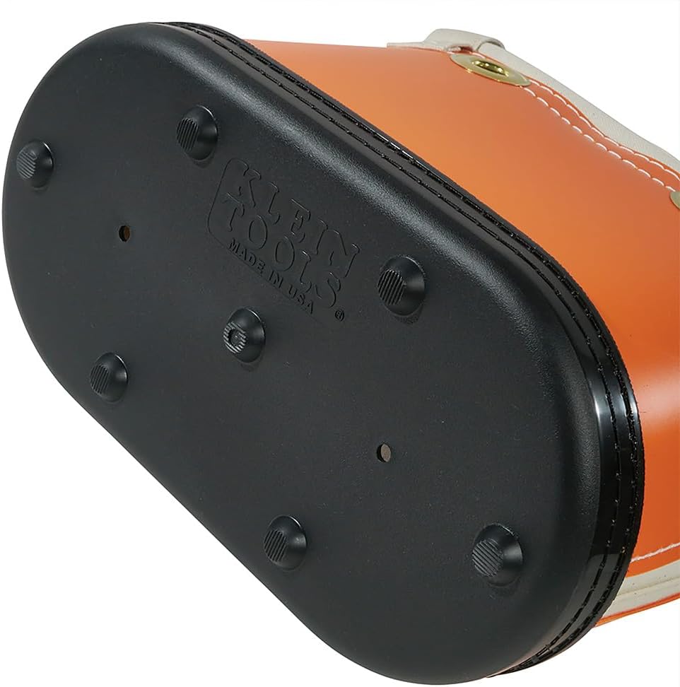Hard Body Oval Bucket Orange/White Klein Tools 5144BHHB, Orange