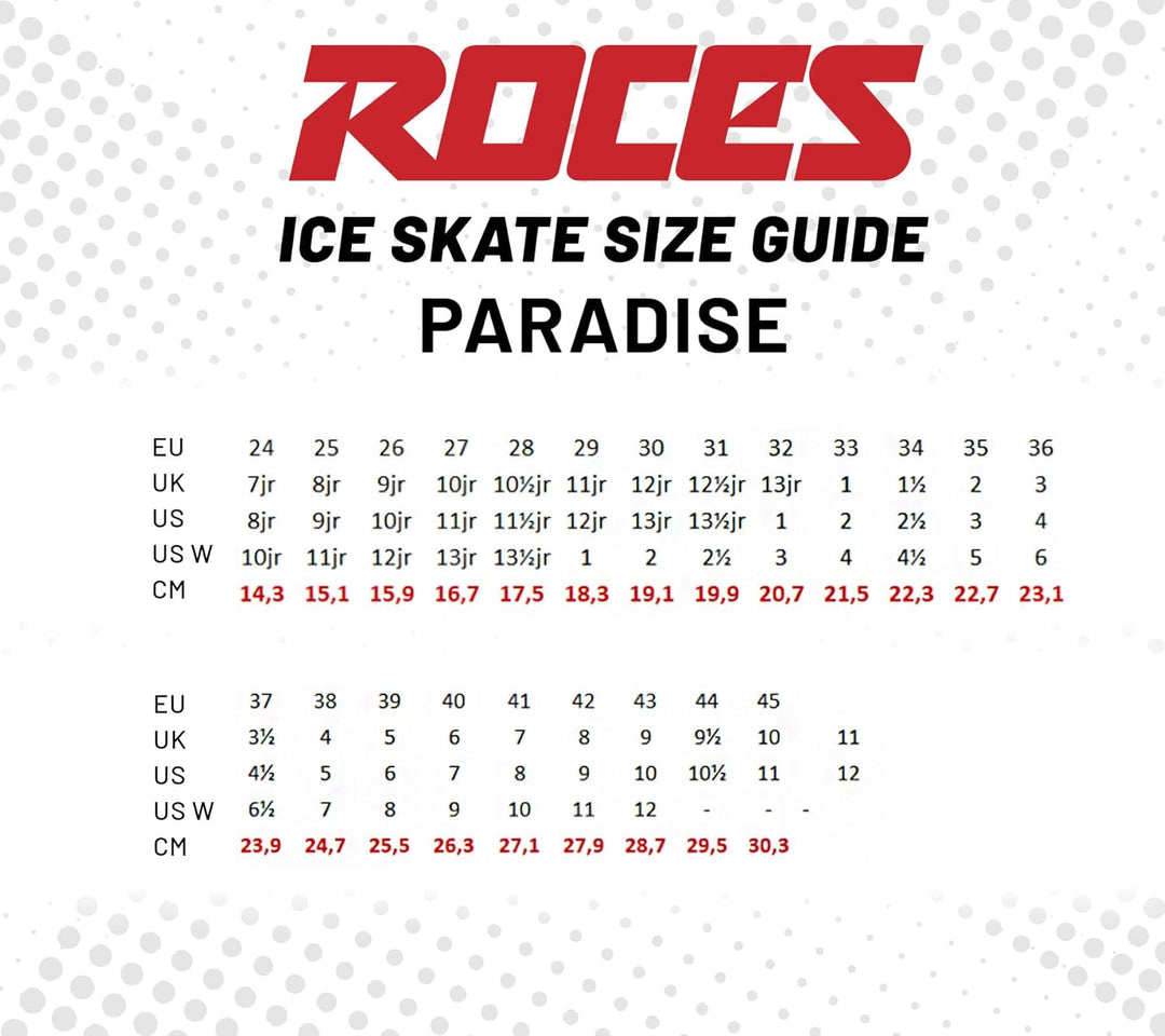 Roces Kinder Paradise/Lama Schlittschuh 7 US W Weiss, 7 US W Wei&amp;