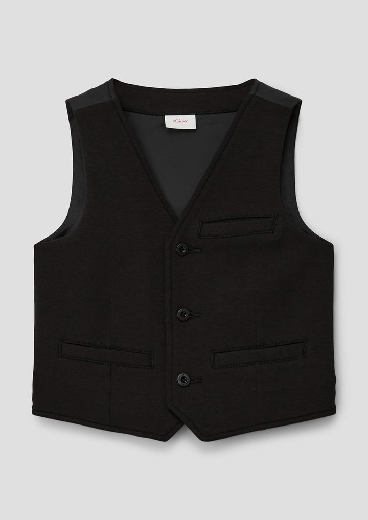 Festliche Weste aus Jersey 110 Schwarz, 110 Schwarz