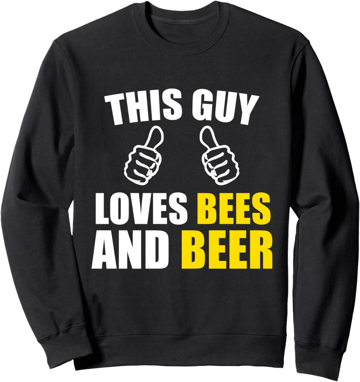 Bienen und Bier Imker Sweatshirt