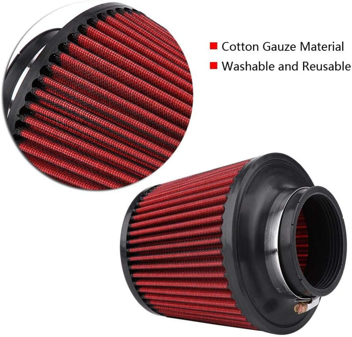 Universal Auto Luftfilter High Flow Einlass Lufteinlass Rundkegel Luftfilter Reiniger Clamp-On Motor