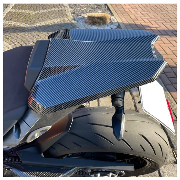 Fayedenicy Motorrad Hinten Sozius Sozius Solo Sitzabdeckung Gugel Heckverkleidung Heckabschnitt Buck