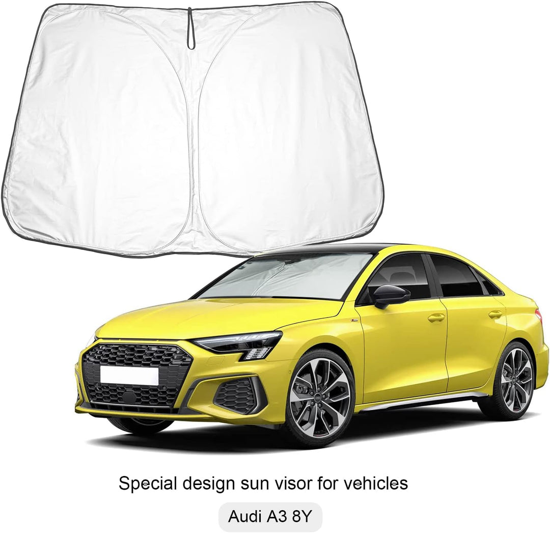 BIXUAN Sonnenschutz kompatibel mit Audi A3 8Y S RS 2021 2022 2023 Windschutzscheibe für das Auto Fro