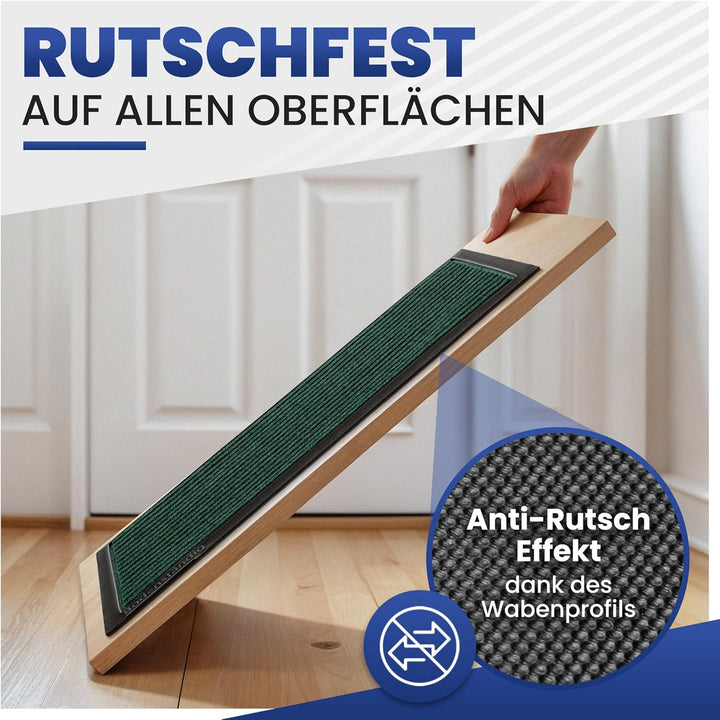 Fussmatte aussen - extrem rutschfest & langlebig - Fussabtreter aussenbereich Green 80x120cm - Türma