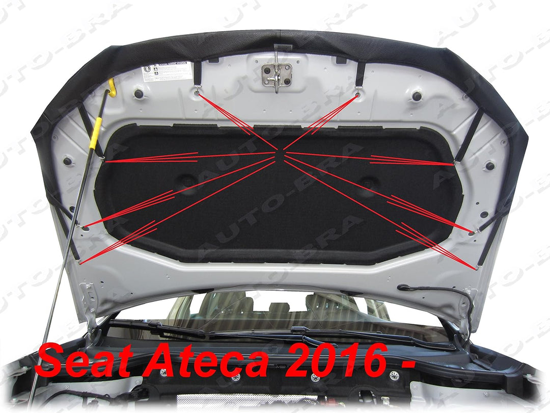 AB3-00011 Auto Bra kompatibel mit Seat ATECA Bj. seit 2016 Haubenbra Steinschlagschutz Tuning Bonnet