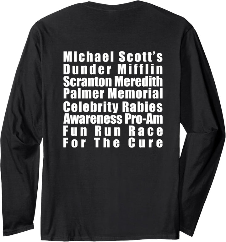 The Office Michael Scott Spass Ausführen Langarmshirt