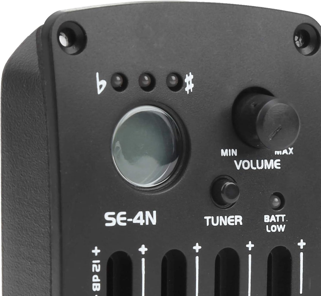4 Band Equalizer Pickup Akustikgitarre Digital Tuner EQ SE-4N Preamp, 6,35 Mm XLR-Ausgangsbuchsen, B