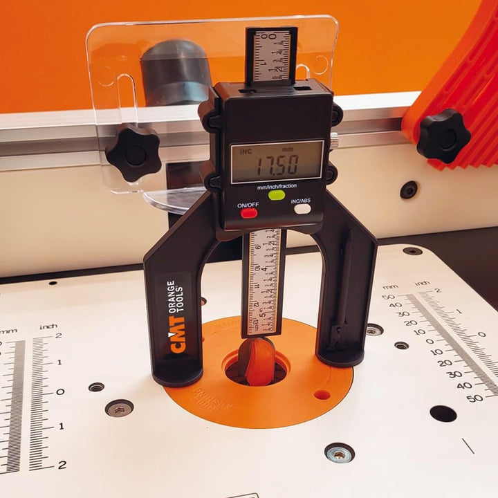 CMT dhg-001 Digitaler Messschieber-Werkzeug mit Tiefenanschlag 0 – 80 mm, schwarz