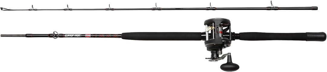 Penn Warfare Rod &amp; Reel Angeln im Meer, Combo 7 ft Rod mit 20lw-30lw links Hand Wind Standard, Stand