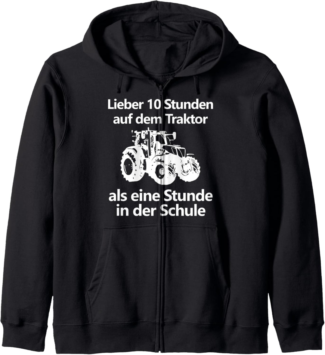 Landwirt Landwirtschaft Bauer Trecker Traktor Schule Kinder Kapuzenjacke