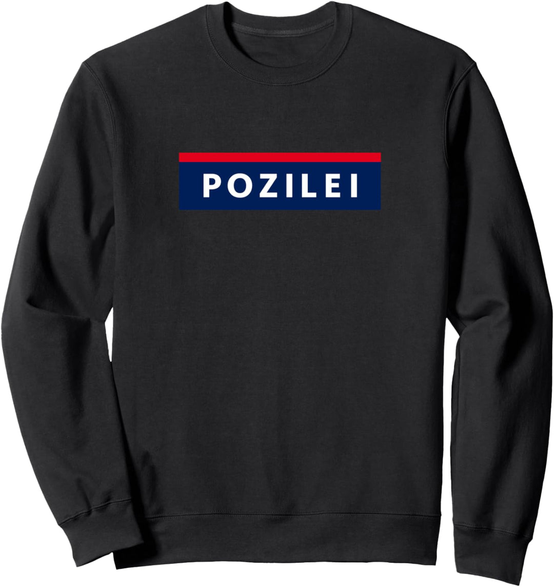 lustiges Design, Polizei, Pozilei Sweatshirt
