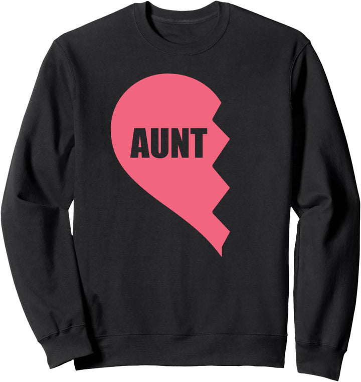 Tante Aunt halbes Herz Sweatshirt