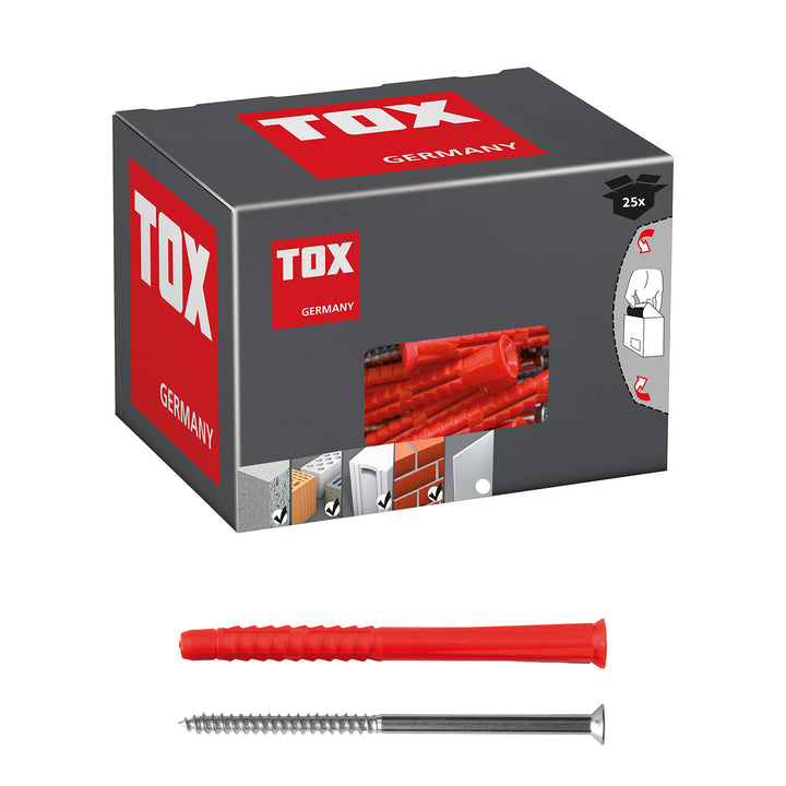 TOX Allzweck - Rahmendübel Constructor 10 x 160 mm, 25 Stück, 022102521 10x160 mm, 10x160 mm