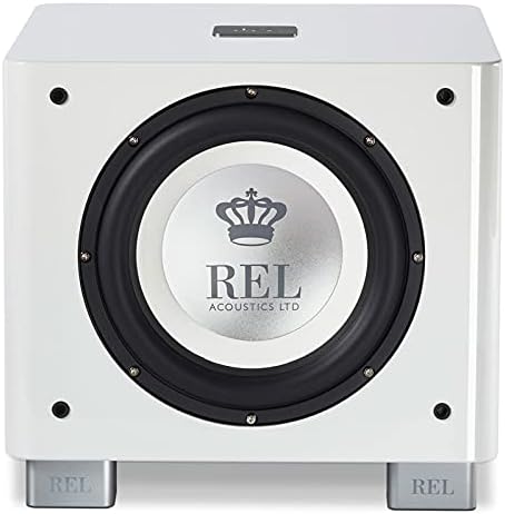 REL T/9x 25,4 cm betriebener Subwoofer – versiegeltes Design mit Class-AB-Verstärker, Cinch-Eingänge