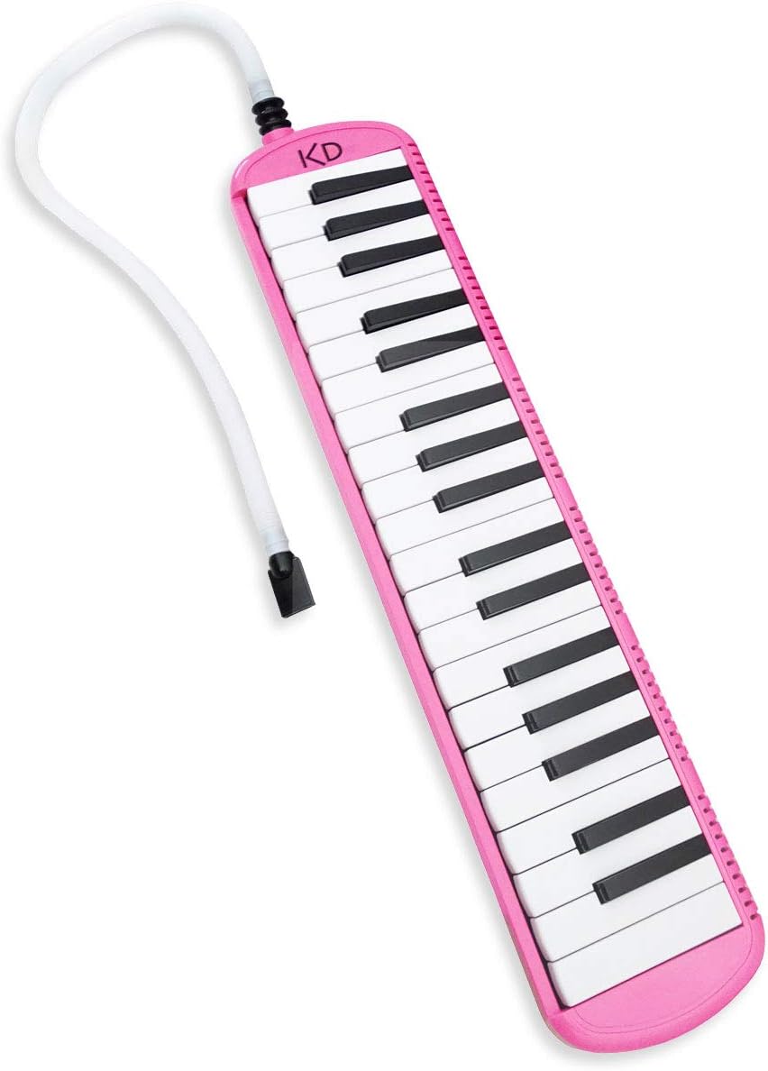 keepdrum Melodica Pink 37 Tasten mit Tasche